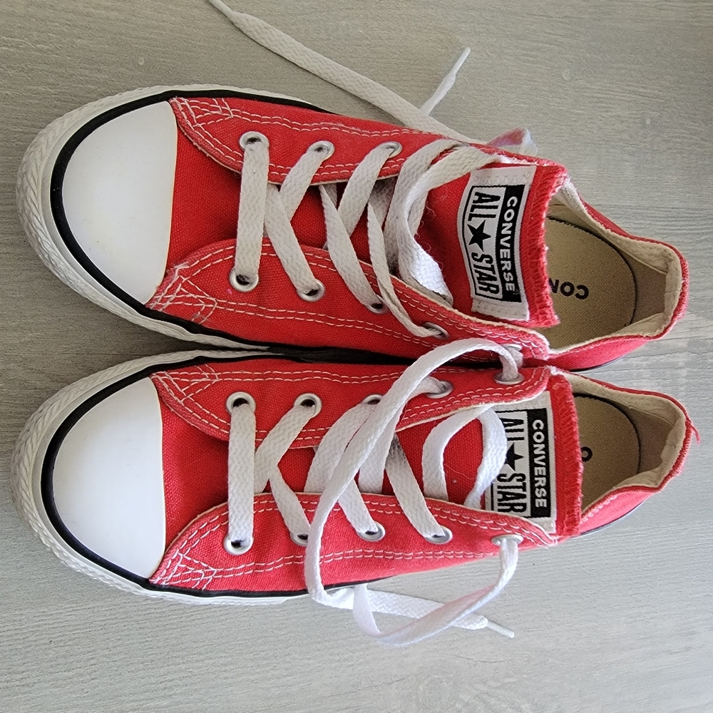 Red Chuck Taylor's Size 3Y
